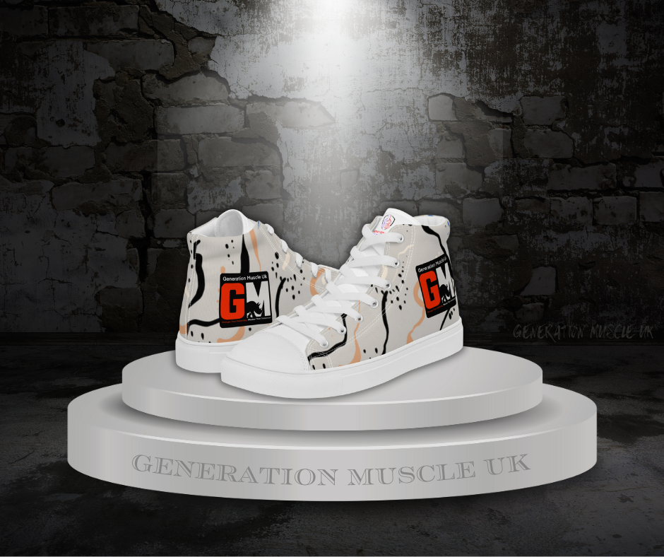 Generation Muscle Uk - Men’s Flat sole high top canvas shoes