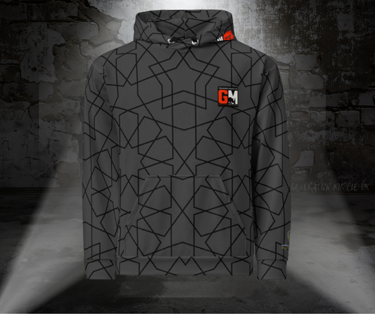 Generation Muscle Uk - Mens Gym Hoodie G-Muscle line