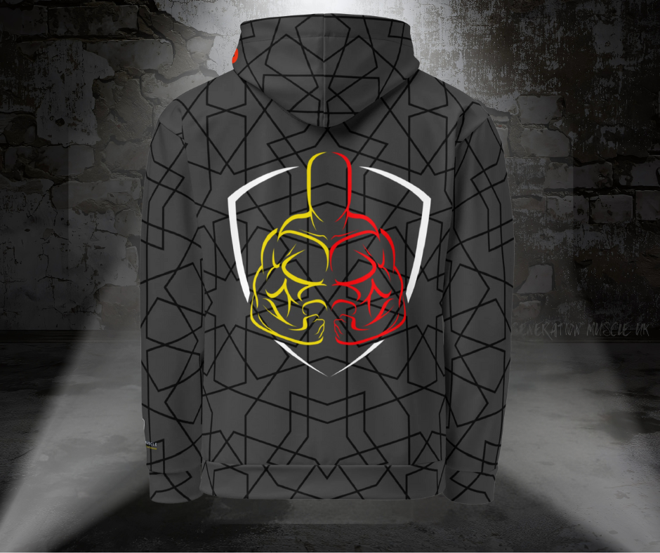 Generation Muscle Uk - Mens Gym Hoodie G-Muscle line