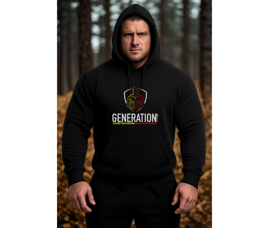 Generation Muscle Uk - Mens Bodybuilding Hoodie