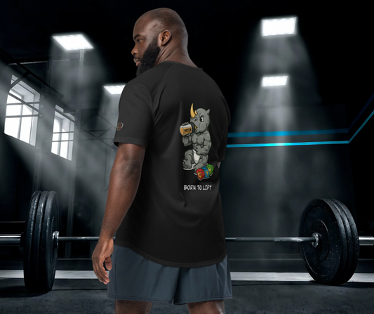Generation Muscle Uk - Born to lift Gym Jersey (Rhino Range)