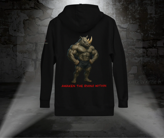 GMUK - unleashed the Rhino Gym Hoodie (Rhino Range)
